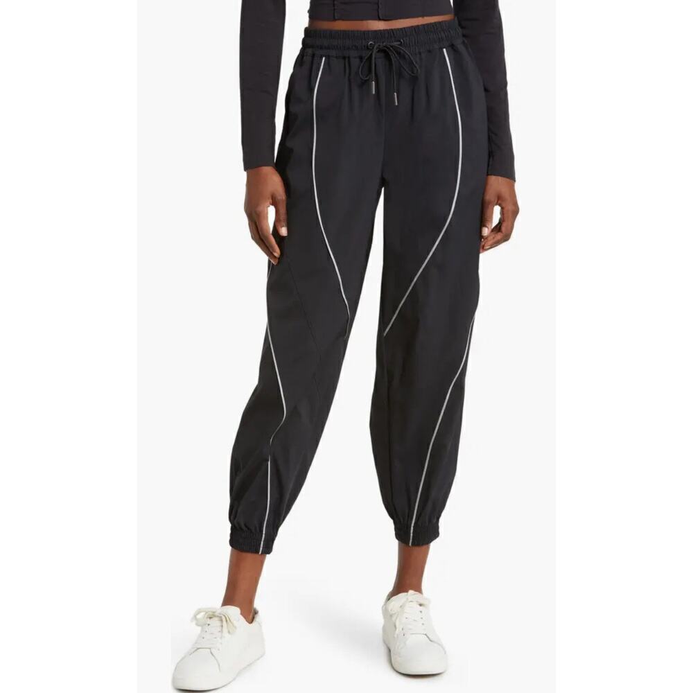 Zella Streamline High Waist Reflective Pants In Black